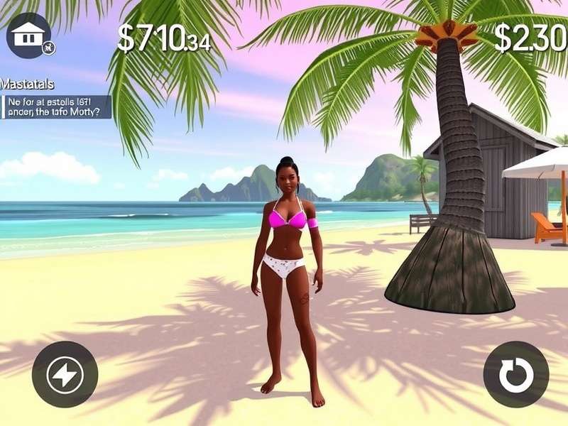 Goa Beach Vibes gameplay screenshot showing beach environment
